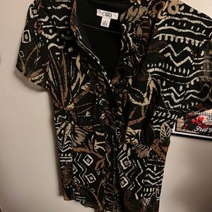 Misses top polyester machine wash line dry.